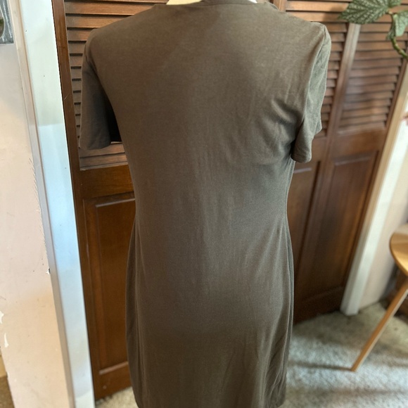 Theory Ruched Neck Dress Size M - Picture 6 of 9